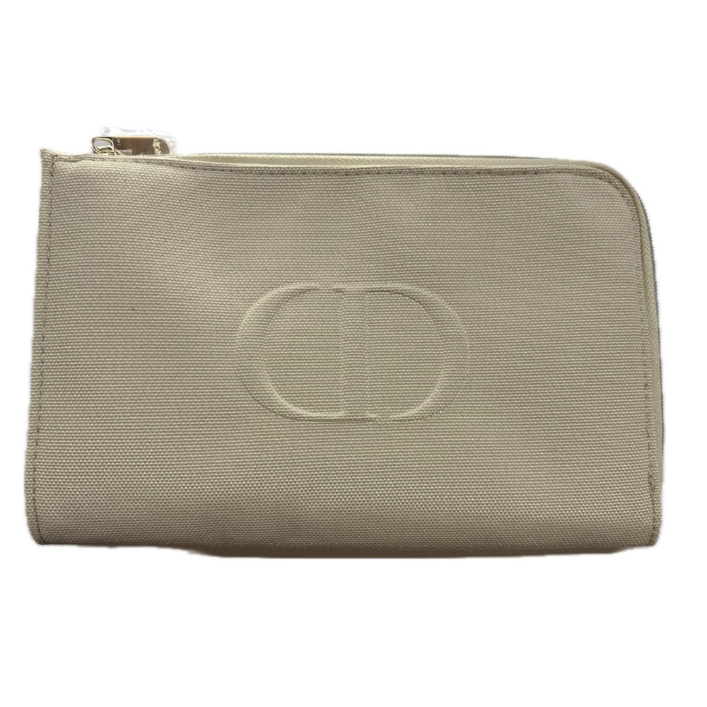 Dior Cosmetic Tan Clutch Bag